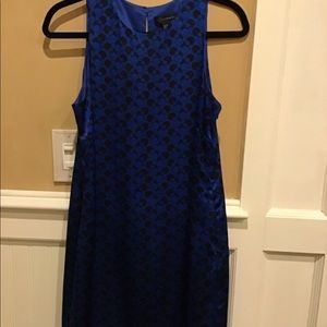 100% silk sheath dress